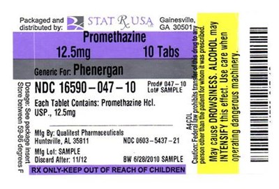 Promethazine 12.5mg Label Image (Promethazine 12.5mg Label)